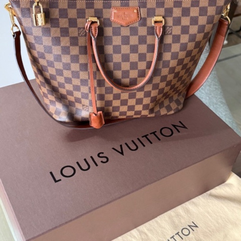 Louis Vuitton Damier Ebene Belmont Tote